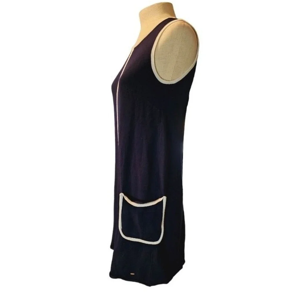 Tommy Hilfiger‎ Knit Nautical dress size Large blue sleeveless
